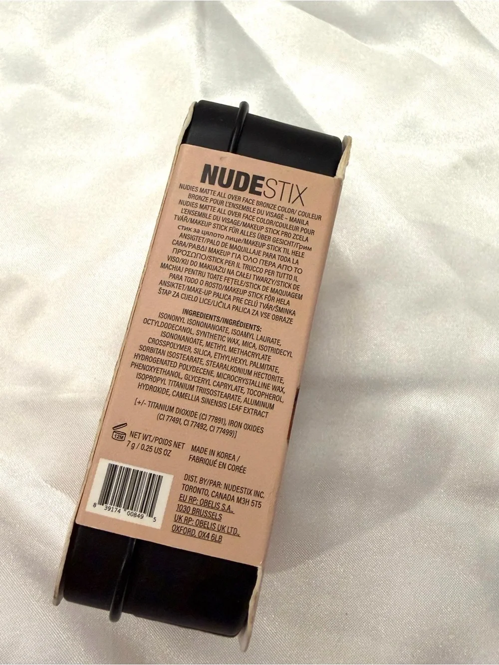 Nudestix NUDIES MATTE All Over Face Bronze Color Stick MANILA Collectible Tin